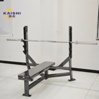 Banc de musculation Kaishi Olympic Standard avec support stable pour barre d'haltères – Équipement commercial de musculation pectorale pour salle de sport