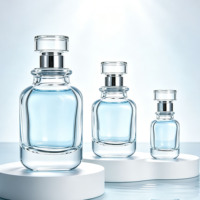 Flacon de parfum en verre de luxe personnalisé avec boîte cadeau - 30 ml, 50 ml, 100 ml - Flacon de parfum en verre avec couvercle