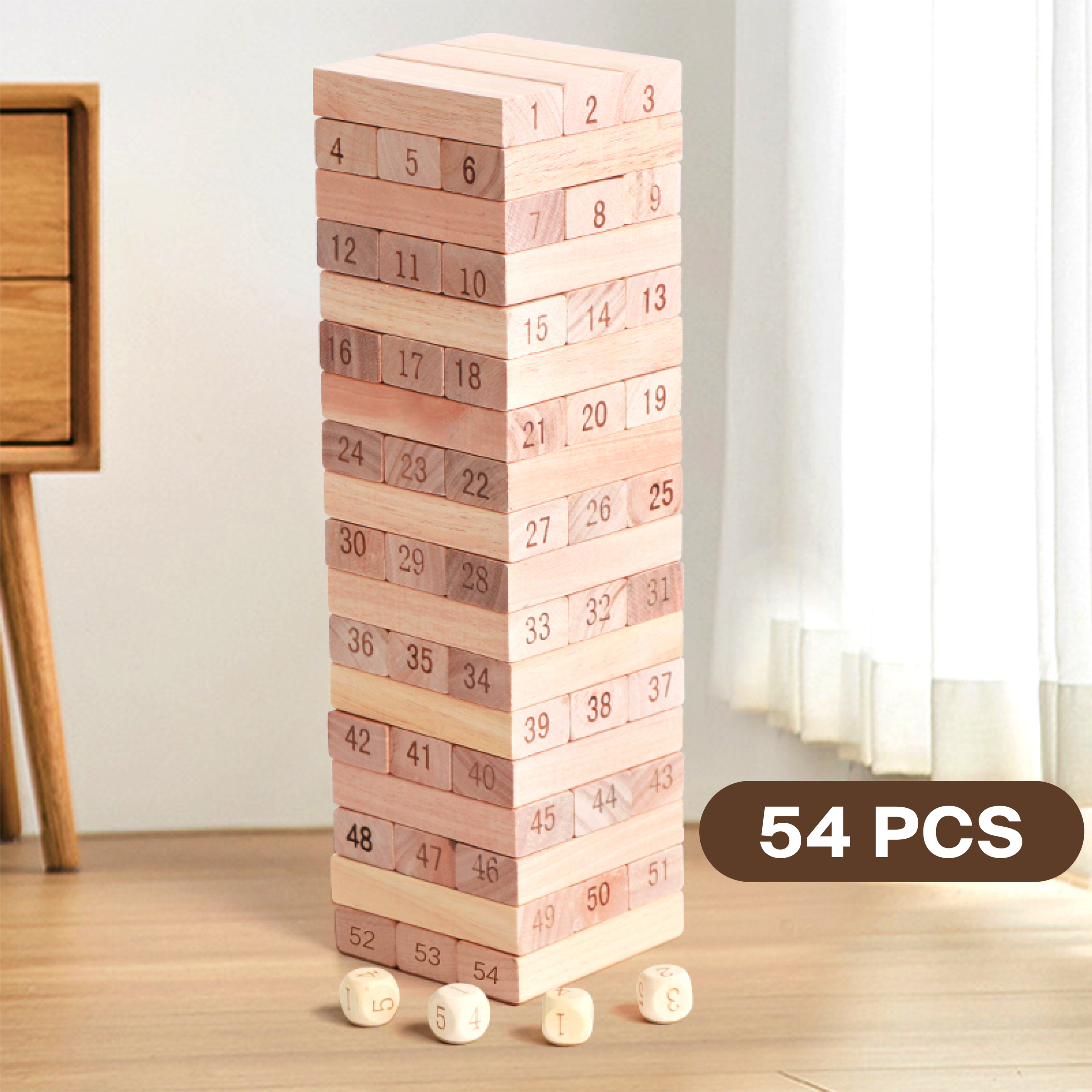 54 pièces