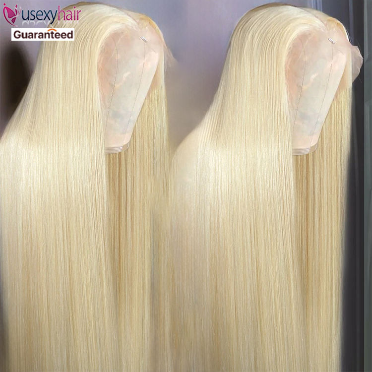 Blonde straight wig