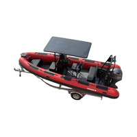 HF Chine RIB 620cm RIB620 Hypalon Matériel Gonflable Rigide Pliant 20ft Rib Bateau à Vendre