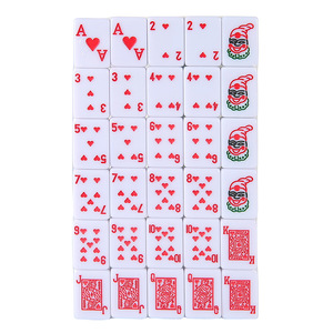 Mini Mahjong de Viaje, 24mm, 120 Piezas, Fichas de Póker Verdes para el Mercado de Singapur, Malasia y Latinoamérica - Product Image 2