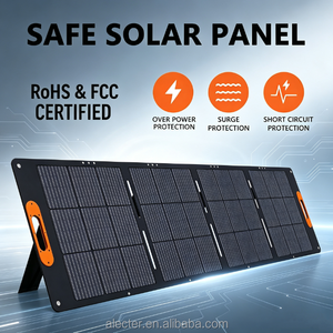 Panneau solaire pliable portable 200W, chargeur solaire à haute efficacité 23,5%, connecteur MC4 et 3-en-1 DC pour générateur de station d'alimentation RV - Product Image 4