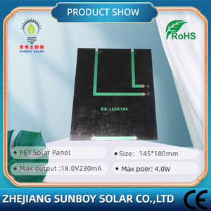 OEM 18V Mini USB Solar panel IP67 Wasserdichtes Perc Modul DIY 4W Solar panel mit PET-Material für Smartphone und IP-Kamera - Product Image 5