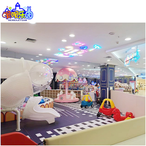 Attrezzature commerciali per bambini al coperto Naughty castello parco giochi Soft Play Slide Set e parco trampolino con trampolino per <span class=keywords><strong>piscina</strong></span> con palla trampolino - Product Image 2