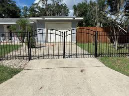 Portão de Ferro Forjado Deslizante de Metal Externo, Porta de Cerca de Aço Galvanizado - Product Image 4