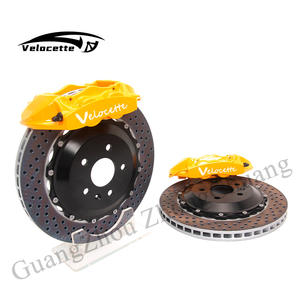 Kit de freno de coche de modificación GT4 Kit de pinza de freno de rueda trasera de <span class=keywords><strong>cuatro</strong></span> pistones 355 380 400mm para Audi A4 A5 A6 A7 A8 Q5 Q6 Q7 BMW F10 - Product Image 1