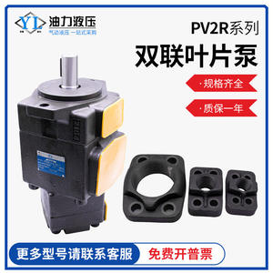 ปั๊มใบพัดคู่ PV2R1-19F ปั๊มระบบไฮดรอลิกที่มีเสียงรบกวนต่ำและมีความแม่นยำสูง - Product Image 4