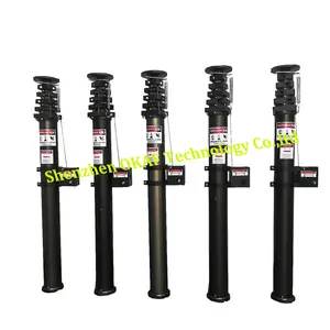 Nhôm Hướng Dẫn Sử Dụng Tời Nâng Đêm Quét Ánh Sáng Và Tháp Giám Sát Telescoping Mast