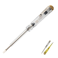 Stylo testeur de tension avec clip de poche, tournevis de test pour inspection de prises, modèle 991 AS, manche 40Cr, stylo testeur à fente