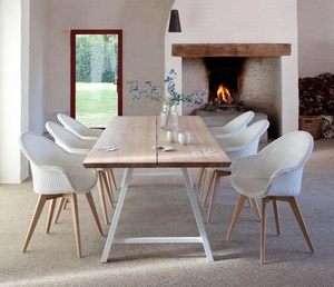 Fabbrica della cina in legno di teak per esterni mobili da <span class=keywords><strong>giardino</strong></span> patio sedia da pranzo e <span class=keywords><strong>tavolo</strong></span> set - Product Image 4