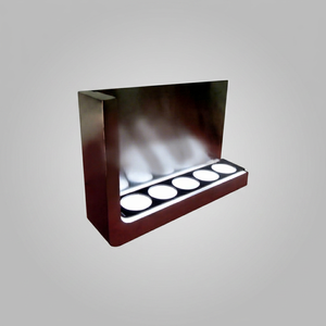 Présentoirs à Bouteilles de Vin en Acrylique LED avec Logo Personnalisé OEM, Éclairage Réglable, Support de Comptoir pour Magasin de Liqueurs et Supermarché - Product Image 1