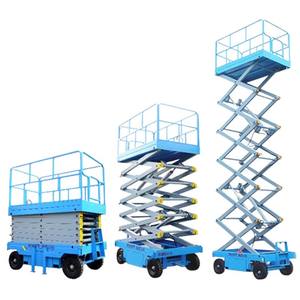 Plataforma Elevadora Hidráulica Eléctrica Telescópica Tipo Tijera Móvil para Trabajos Aéreos - Product Image 4