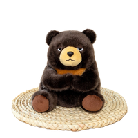 Personnalisé : Animal sérieux, Monsieur Peluche petite animale, compagnon de bureau, cadeau anti-stress d'anniversaire, rembourrage en coton PP