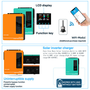 Anern híbrido MPPT <span class=keywords><strong>solar</strong></span> <span class=keywords><strong>inversor</strong></span> 5kw paneles solares con batería e <span class=keywords><strong>inversor</strong></span> - Product Image 5