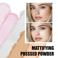 Poudre de finition pour le visage de qualité supérieure, 7 g, couleur naturelle, translucide, texture lisse, contrôle du brillant, logo personnalisé, pour tous les types de peau