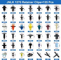 Kit de 1405 attaches de carrosserie pour voiture, clips de retenue en plastique, 42 tailles les plus populaires, goupilles de fixation en nylon pour Toyota