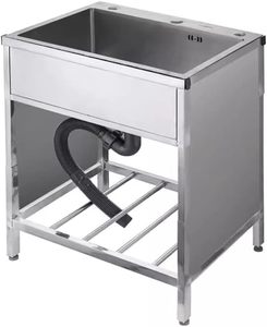 Équipement de <span class=keywords><strong>cuisine</strong></span> professionnel personnalisé en acier inoxydable commercial, évier de <span class=keywords><strong>cuisine</strong></span> industriel autoportant pour restaurant - Product Image 1