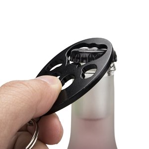 Llaveros de Metal Llavero de pata de perro Abrebotellas Herramienta de abridor de cerveza Etiqueta de llave Anillo de cadena Mini llavero de Metal - Product Image 6