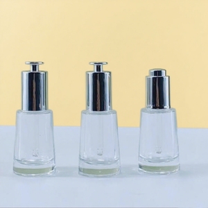 Botella de Vidrio Transparente con Gotero de 30 ml, 40 ml, 60 ml, para Suero, Aceite Esencial, Pipeta, Envase Cosmético Único con Tapa de Rosca y Serigrafía - Product Image 2