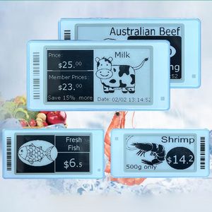 Etiqueta Electrónica de Precio (ESL) Inalámbrica de Baja Temperatura, 2.13 Pulgadas, con Tecnología BLE - Product Image 1