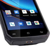 PDA portable robuste IP55 M580S, écran 5,5 pouces, Android 15, lecteur de codes QR, lecteur RFID LF 125K 134.2K pour étiquettes d'oreille d'animaux (en option)