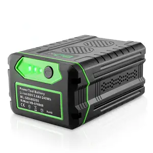Remplacement personnalisable en gros pour la batterie Greenworks PRO 80V GBA80200 GBA80300 GBA80400 GBA80500 Outils électriques Greenworks 80V