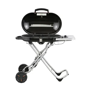 Tùy Chỉnh Stand-up Propane Cắm Trại Nấu Ăn Ngoài Trời Barbeque Có Thể Gập Lại Xách Tay Gấp Gas BBQ Nướng