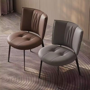 Silla de comedor de diseño integrado para el hogar, mesa y silla de restaurante minimalistas italianas de alta gama, sala de muestras, cafetería - Product Image 3