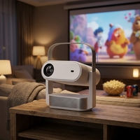 Projecteur vidéo Smart Beam, résolution native 1080P, 500 ANSI lumens, prend en charge la 4K, Android 14, mise au point automatique, correction de la distorsion trapézoïdale, home cinéma