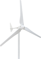 Générateur éolien puissant de 2000 W avec tension de 48 V, 96 V, 120 V, 220 V, éolienne de 2 kW avec pales en FRP de 1400 mm de longueur