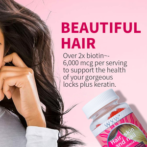 El mejor suplemento nutricional personalizado para la piel de las uñas, gomitas blanqueadoras de la piel, caramelo de colágeno de biotina - Product Image 4