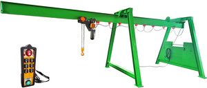 Grúa Pórtico de Motor Fijo o Independiente de 1, 2 y 3 Toneladas con Elevador Eléctrico de HUALONG Machinery en Venta - Product Image 2