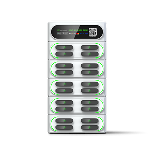 Station de partage de batteries externes ultra-minces à charge rapide 60W, 20 emplacements, 6000mAh pour téléphones mobiles - Product Image 2