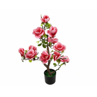 Hotselling Kunstmatige Magnolia Boom Kunstbloemenboeket Bruiloftdecoratie & Benodigdheden Moederdag Cadeau Feest Tuin Kamerdecoratie