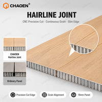 Panneau composite en nid d'abeille d'aluminium ignifuge et imperméable sur mesure, vente en gros d'usine, pour la décoration de hall