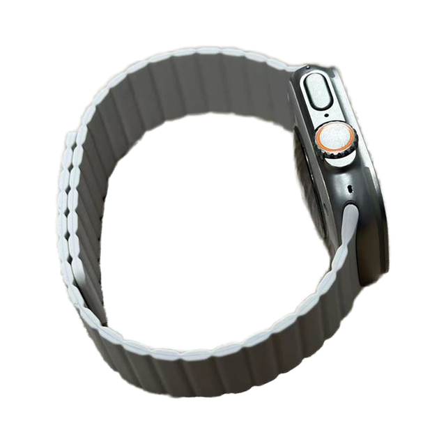 Rubber Silicone Magnetic Smart Watch Straps Customized Universal Sport JK CN;GUA Support 20mm 22mm for Apple Watch Accessories