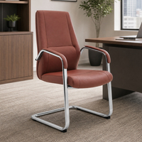 Chaises de conférence exécutives en cuir, design ergonomique, confort luxueux, bureau moderne, atelier, bureau à domicile, salle de réunion