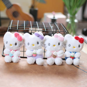 Portachiavi in peluche simpatico gatto morbido con portachiavi in cotone PP giappone Sanrios portachiavi in peluche carini <span class=keywords><strong>Hello</strong></span> <span class=keywords><strong>Kity</strong></span> - Product Image 2