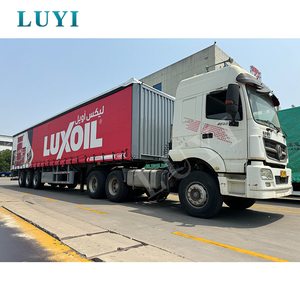 LUYI 40ft tessuto in PVC furgone rimorchio 3 assi semirimorchio 3 assi con tapparelle di tela cerata lato aperto per la vendita di <span class=keywords><strong>camion</strong></span> - Product Image 5