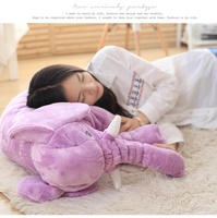 Peluche éléphant, coussin confortable et super doux, rembourrage en coton PP, vente en gros, livraison directe, cadeau d'anniversaire