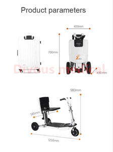 High Quality Manual <strong>Three</strong>-<strong>wheeled</strong> Mobility Rollator <strong>Walker</strong> for Elderly Transport Car - Product Image 5