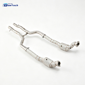 ท่อร่วมไอเสียท่อไอเสียสเตนเลสสตีล304สำหรับเมอร์เซเดสเบนซ์ W221 S500 5.5L M273 V8การไหลสูงโดยตรง - Product Image 2