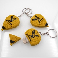 USB Flashdisk Kapasitas Penuh, Custom Logo, Keychain, Pendrive 2GB 4GB 8GB 16GB 32GB 64GB