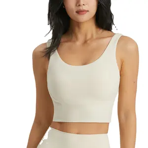 Wholesale Customization OEM ODM Logo Yoga Bras Sports Women's Nude Running Fitness Quick Drying Vest
