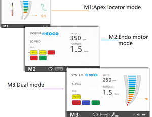 Dental smart endodontic instrument COXOs <span class=keywords><strong>endomotor</strong></span> con localizzatore d'apice C-Smart I pro / LED endo rotary motor alternativo - Product Image 3