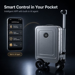 <span class=keywords><strong>Maleta</strong></span> con Ruedas Resistente Alilotop para Patinete Eléctrico, Juego de Maletas Inteligentes Robóticas con Marco de Aluminio, Ligeras y Portátiles para Viajes - Product Image 3