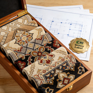Alfombra Axminster de Lana de Nueva Zelanda Hengjiu, para Pasillos de Resorts y Spas de 5 Estrellas, Ecológica, Bajo Contenido de VOC, Tejida, de Lujo, Personalizada - Product Image 4