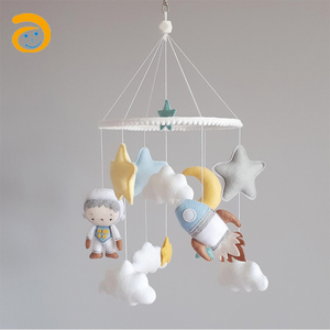 Di Vendita caldo Feltro Mobile Del Bambino di Legno Del Bambino Presepe Mobile Nursery Mobile Per Le Ragazze Dei Ragazzi Kids Room Decor - Product Image 5