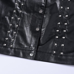 Colección de <span class=keywords><strong>chaleco</strong></span> sin mangas ajustado a la moda para <span class=keywords><strong>hombre</strong></span> Diseño de remache fresco Horseclip <span class=keywords><strong>Tela</strong></span> de lona Ropa exterior lavada - Product Image 3